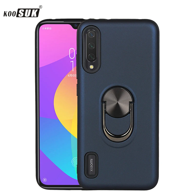 Чехол для Xiaomi MI 9 Lite внутренний и внешний противоударный чехол с металлическим