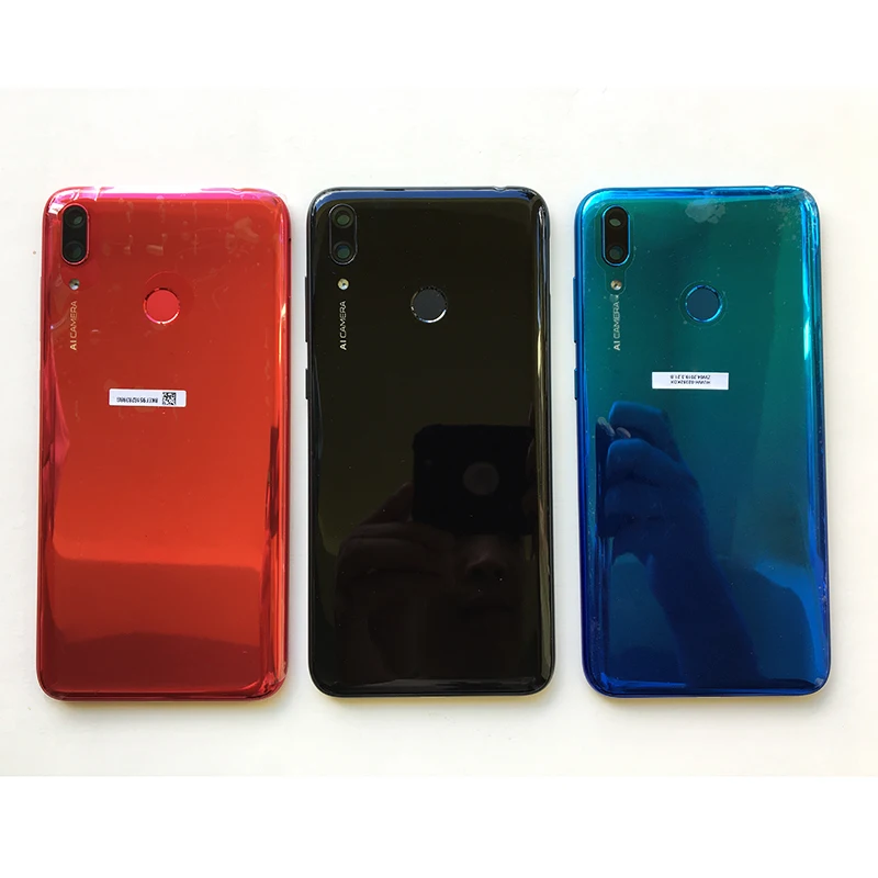 BINYEAE Новая задняя крышка батарейного отсека для Huawei Y7 2019 Prime / Pro Запасная