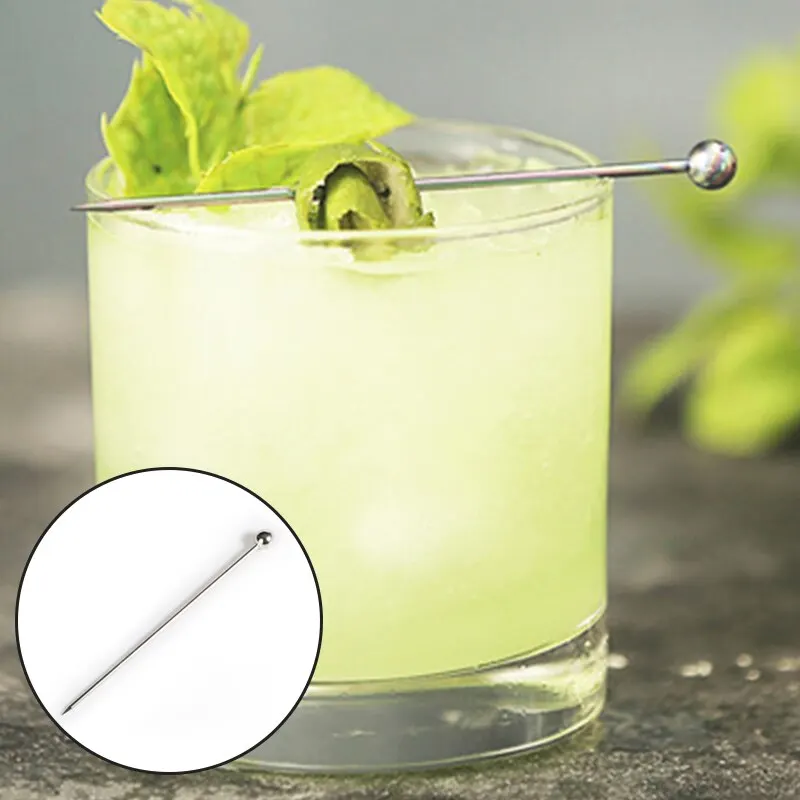 Многоразовые палочки для коктейлей из нержавеющей стали разные цвета отлично