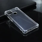 Противоударный мягкий чехол-накладка из ТПУ для Realme C15 HD прозрачный силиконовый штамп