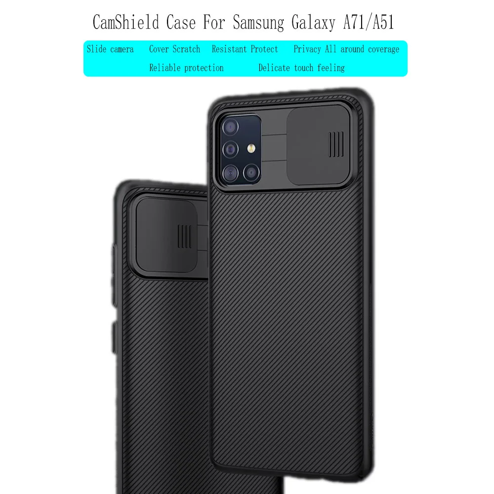 

For Samsung Galaxy A71 case Samsung A51 NILLKIN Cam Shield Case protect camera PC Back cover for A51 Lens Protection back Case