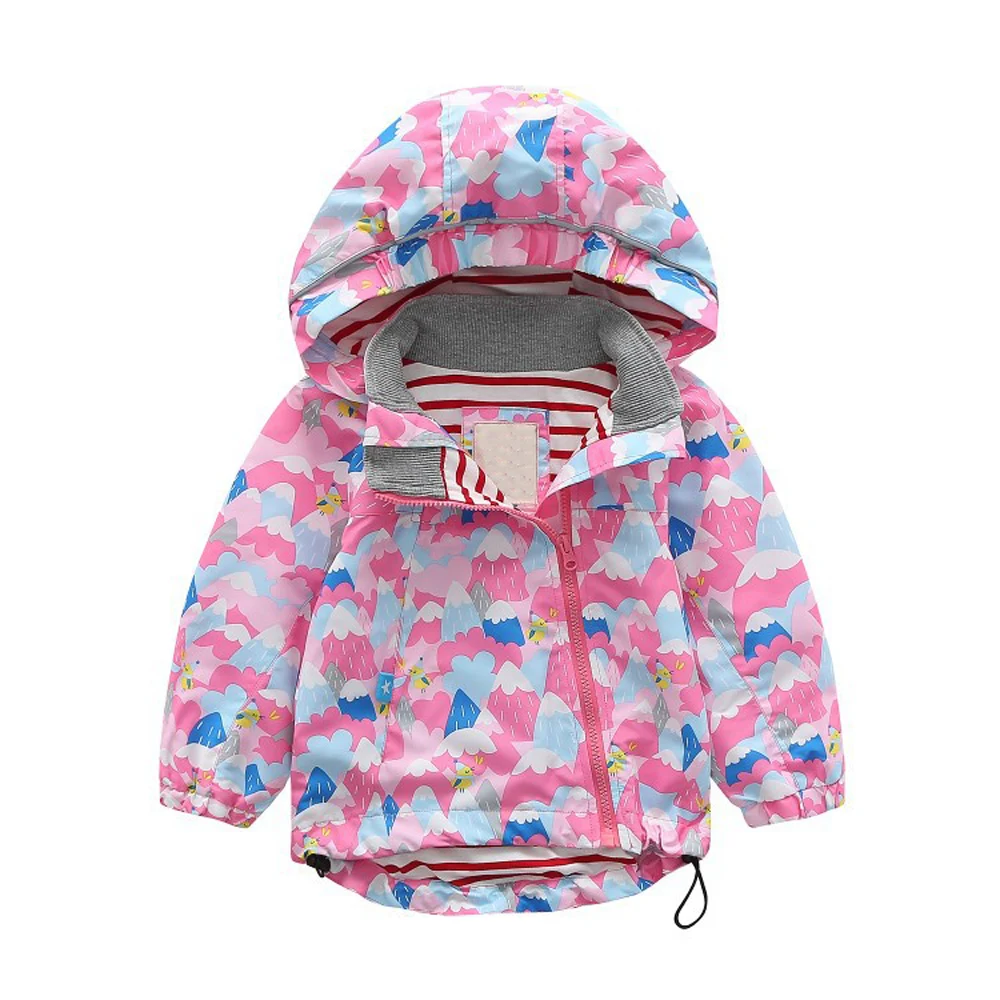 Куртка для маленьких девочек Осень-зима 2018 ветровка верхняя одежда мальчиков