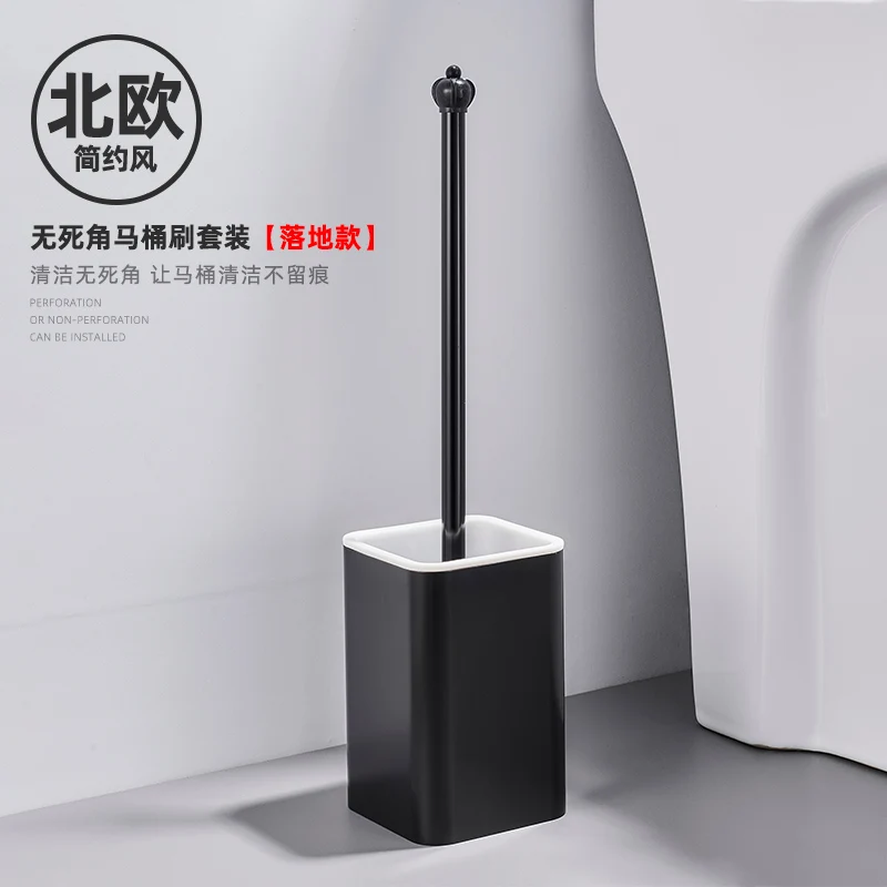 

Soft Bristle Toilet Brush Holder Wall Mounted Head Leak Proof Cleaner Brush Szczotki Do Toalety Toilet Brush Holders BG50TB