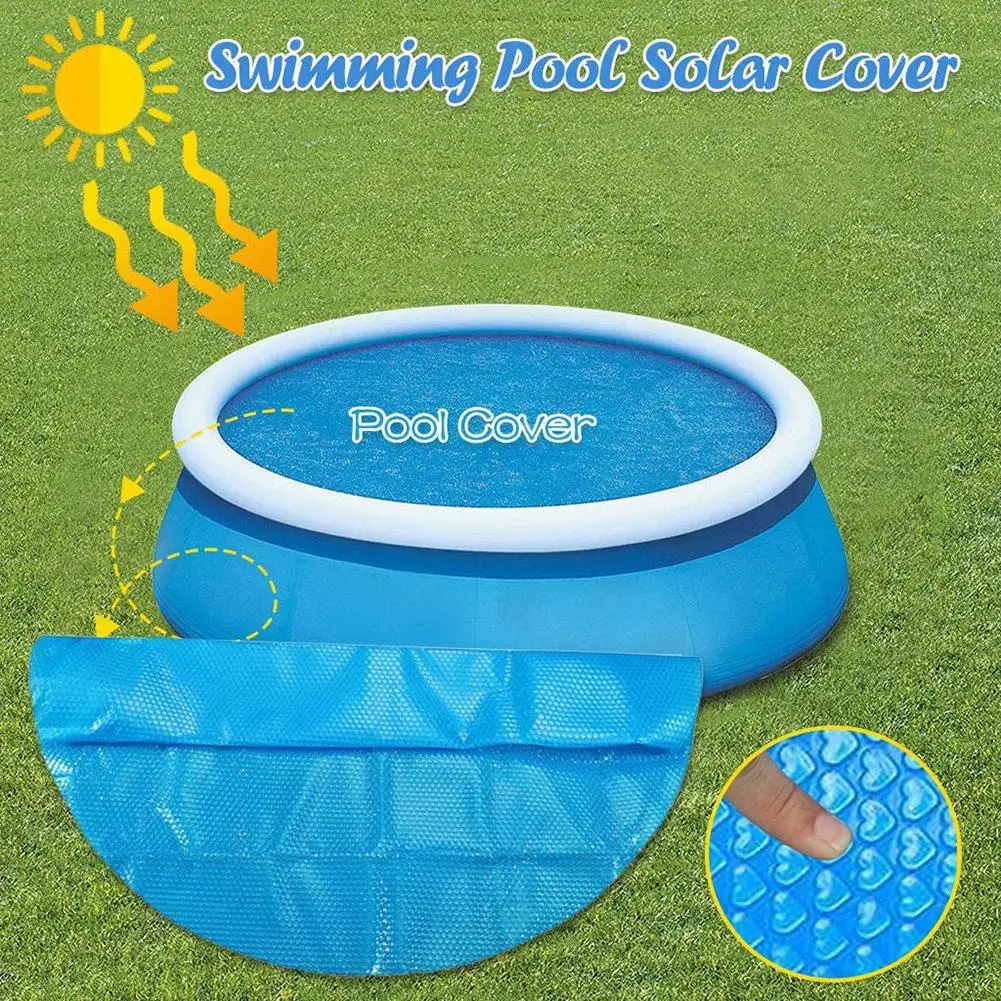 

8/10/12/15ft Round Anti Sun Dust Proof Inflatable Swimming Pool Protective Cover Durable Dust Proof Anti Sun Swimming Pool Cover