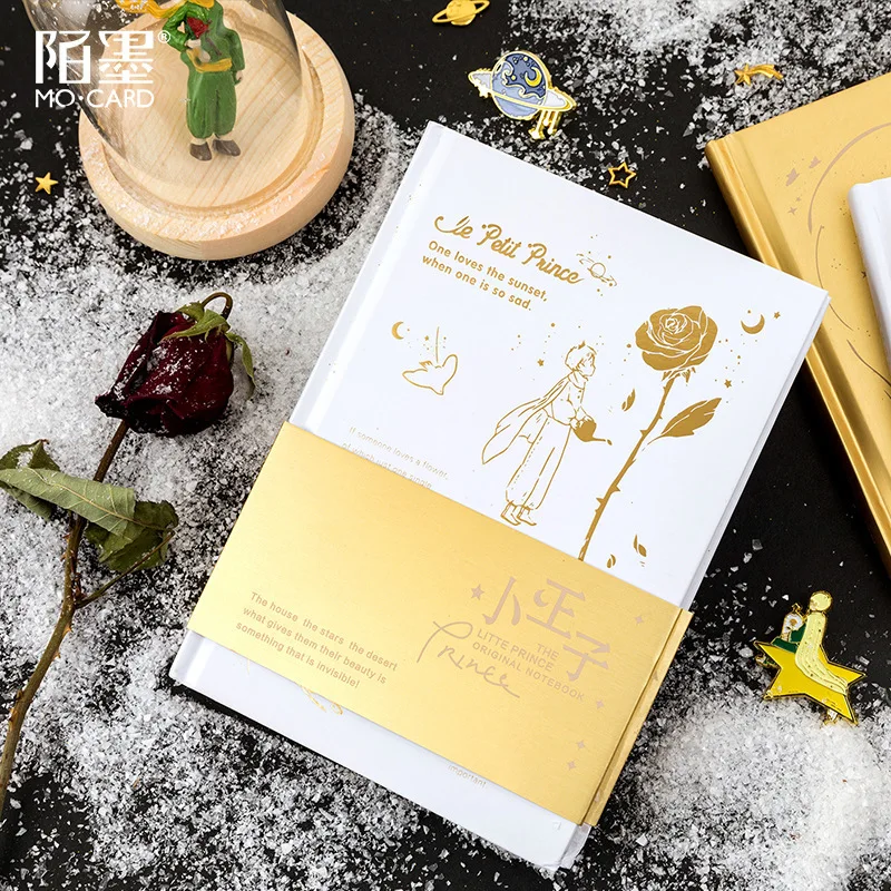 Серия Маленький принц позолоченный блокнот дневник в твердом переплете