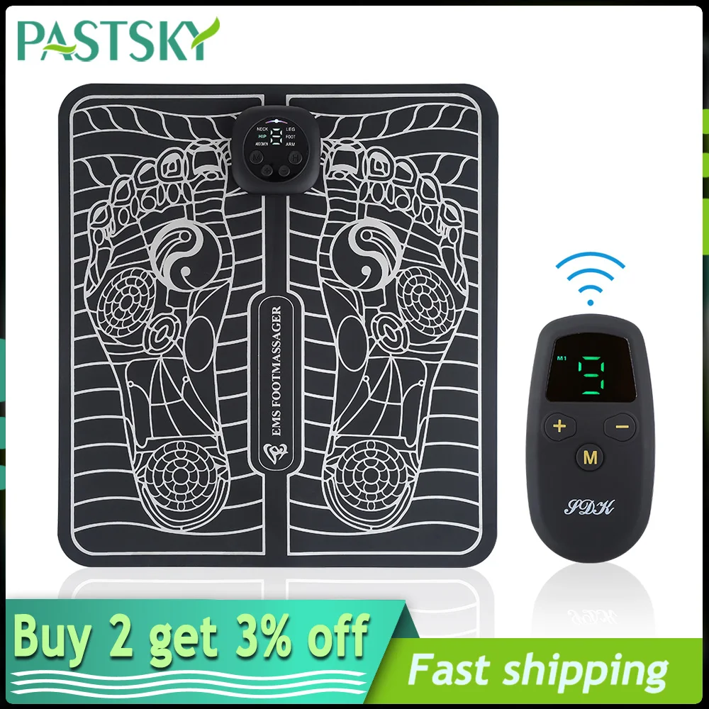 Электрические EMS массаж ног коврик стимуляции мышц повысить циркуляцию крови