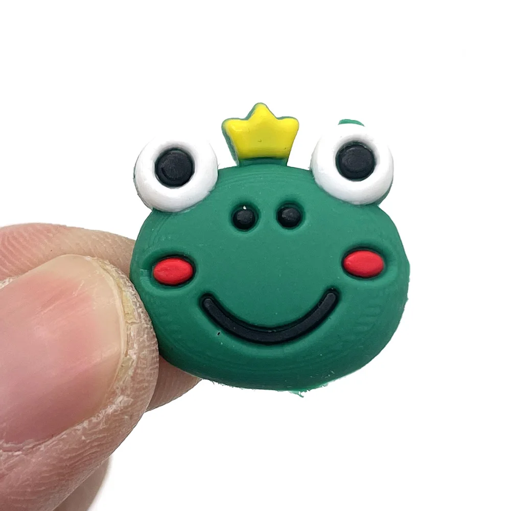 Новинка 1 шт. jibz Симпатичные Подвески для обуви в виде улыбающейся лягушки DIY