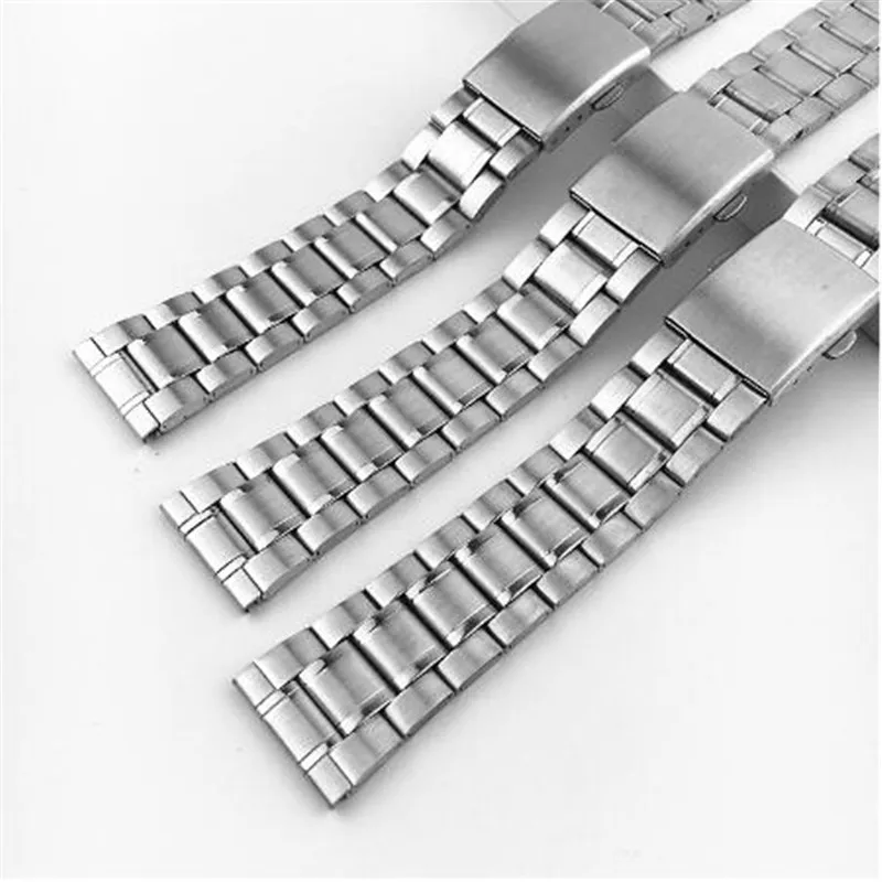 Watch Strap 22mm 20mm 18/16/14/12 Watch Band Stainless Steel Watch Bracelet Silver Watch Belt Correa Pulseira Watch Luxury Band
