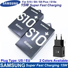 Оригинальный адаптер питания с кабелем USB Type-C для телефонов Samsung Galaxy, 15 Вт