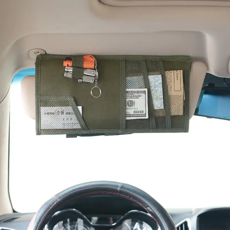 Органайзер для козырька сумка автомобиля Молле автомобильный солнцезащитный