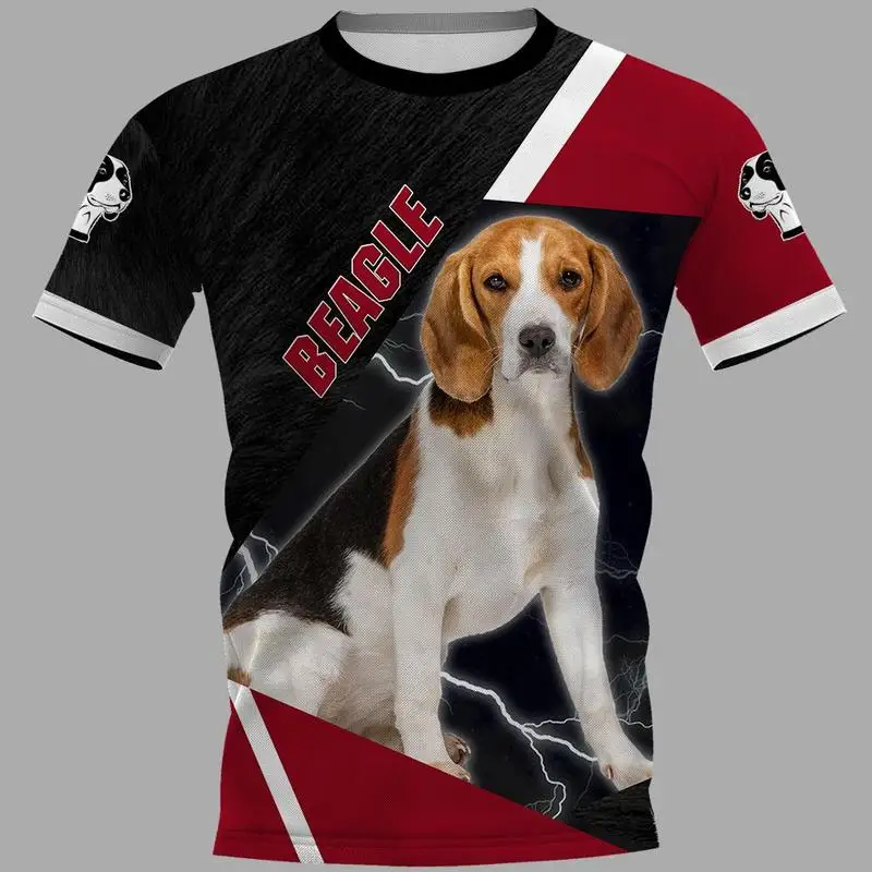 

CLOOCL 2021 Newest Animals Beagle 3D Print T Shirt Streetwear Men Women Fashion T-shirt Harajuku Shirts Tops Drop Shipping