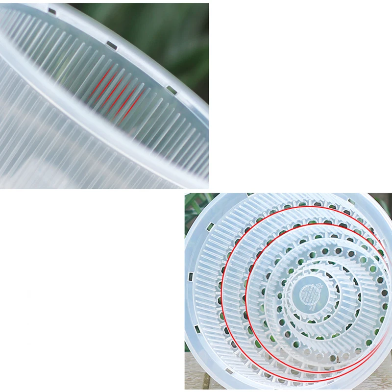 1pc Mesh Plastic Orchid Pots With Holes Transparent Flower Pot Succulent Plants 3 Sizes Flowers Container Garden Decor | Дом и сад