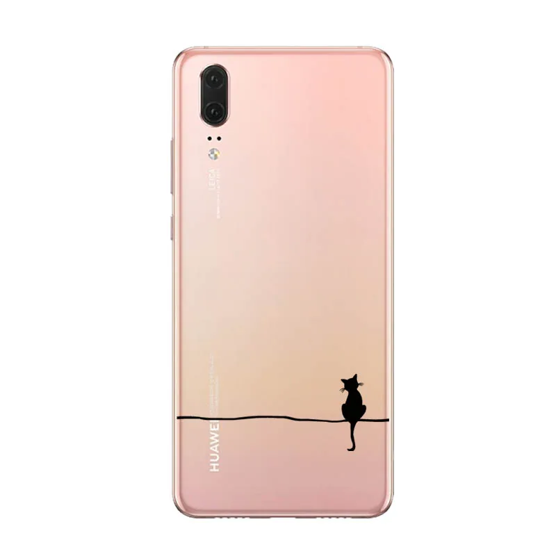 Силиконовый чехол из ТПУ для телефона Huawei Y3 Y5 Y6 Y7 Y9 Prime 2018 2019 мягкий y5 II P Y8 |