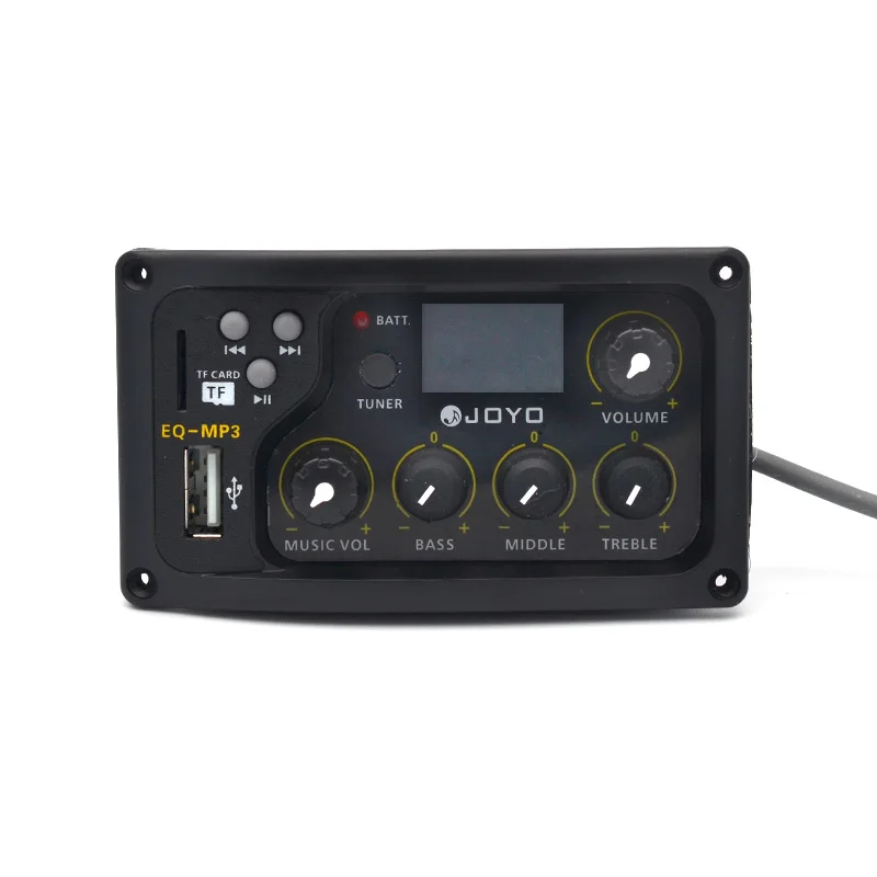 JOYO EQ MP3 Акустическая гитара эквалайзер Эквалайзер музыка громкость бас Средний