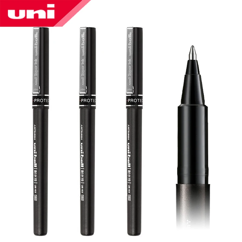 

9Pcs UNI UB-155 gel pen 0.5mm business office signature pen bullet integrated ink storage is suitable for a variety of occasion