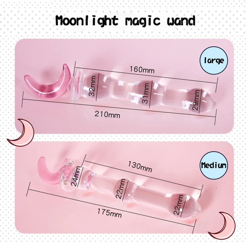 Love wand crystal penis anal plug after the court pull beads masturbation device adult sex toys | Anal Sex Toys