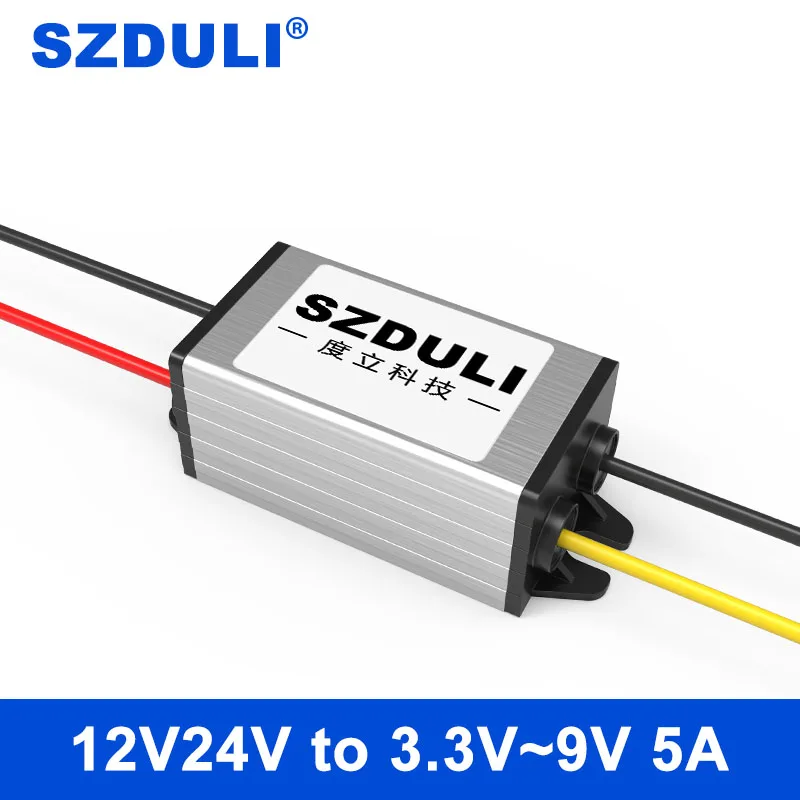 Módulo de Fonte de Alimentação Transformador Conversor Embutido 12v 24v para 3.3v 3.7v 4.2v 5v 6v 7.5v 5a dc ce Rohs Inversores e Conversores