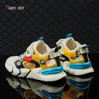 Кроссовки детские дышащие сетчатые, удобная повседневная спортивная обувь для мальчиков, лето 2021