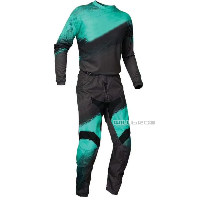 

Motocross Racing Gear Set 2021 Jersey Pants MTB ATV UTV Bike Cycling Offroad Kits Motorbike Motorcycle Suit Mens