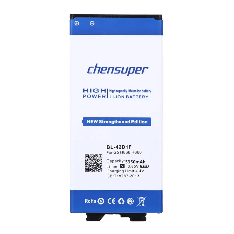100% новый аккумулятор 5350 мАч для LG G5 BL 42D1F H850 H820 H830 H831 H840 H868 H860N H860 LS992 US992 F700L F700S F700k