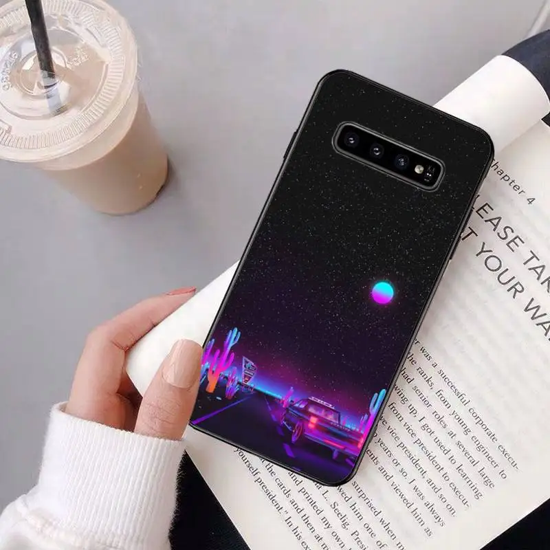 Beautiful purple scenery Phone Case luxury brand case for samsung galaxy S8 S9 S10e S20 PLUS J6 J600 cases cover