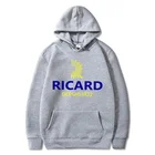 Толстовки женские и мужские Ricard, уличный пуловер с капюшоном, женская одежда, пуловер, свитшот с капюшоном