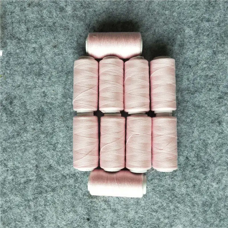 pink Высокое качество, нить для вышивки, швейная машина, нитки, аксессуары для одежды, 20 видов цветов на выбор, 100 ярдов, 10 шт - Цвет: pink
