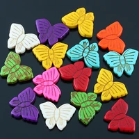 5pcs1lot butterfly loose beads handmade material pendant jewelry accessories diy beads