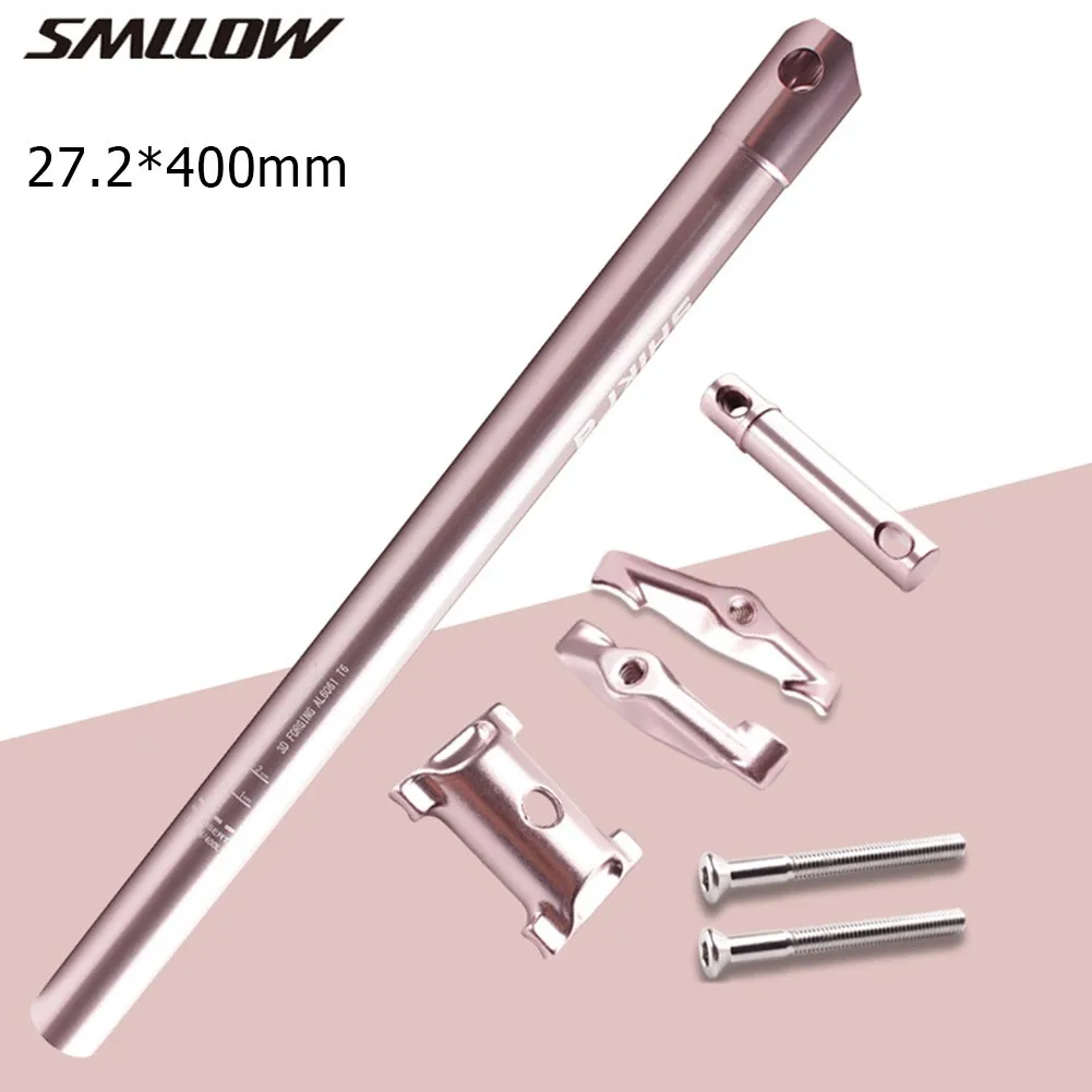 

400mm Long Bicycle Seat Tube Ultralight Bicycle Seat Post Aluminum Alloy Tube For MTB Road Bike Fixed Gear Bicycle