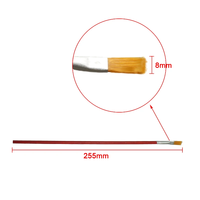 

Soft Nylon Dust Cleaning Brush with Wooden Handle 255x8MM for Mobile Phone Tablet Laptop PCB Cleaning Repair Tools