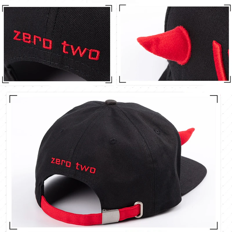 Аниме DARLING In The FRANXX ZERO TWO Hat Косплей Реквизит мультяшная Кепка милые аксессуары