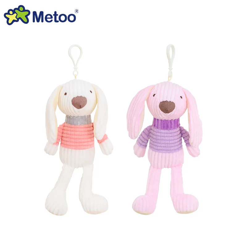 

Metoo charm doll cute gray mini bunny bag pendant gift plush toy backpack pendant children's day gift M29