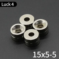 5102050pcs round magnet 15x5 5mm neodymium magnet n35 permanent ndfeb super strong powerful magnets imans 15x5hole 5