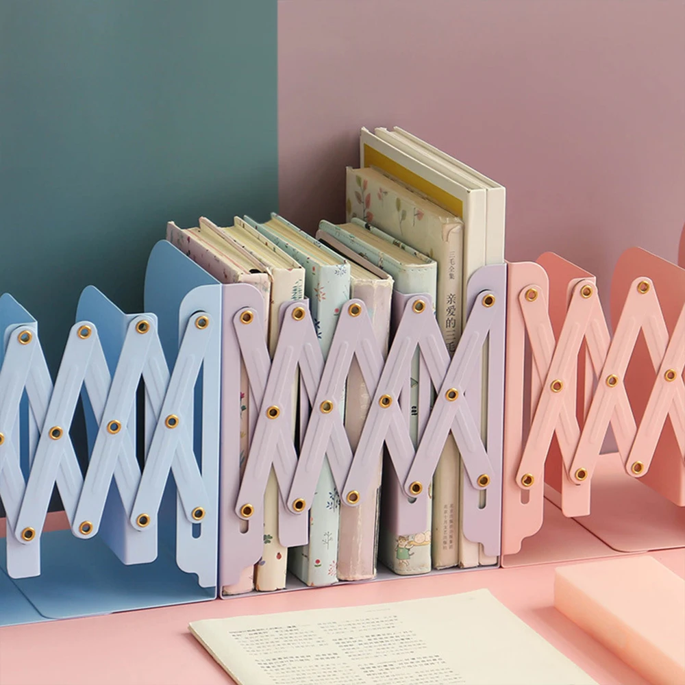 Выдвижные Металлические концы для книг декоративный держатель органайзер