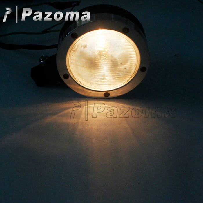 

3/8" Retro Motorcycle Headlight Front Head Lamp Light for Harley Chopper Cafe Racer Scrambler Motorcycle Accessories