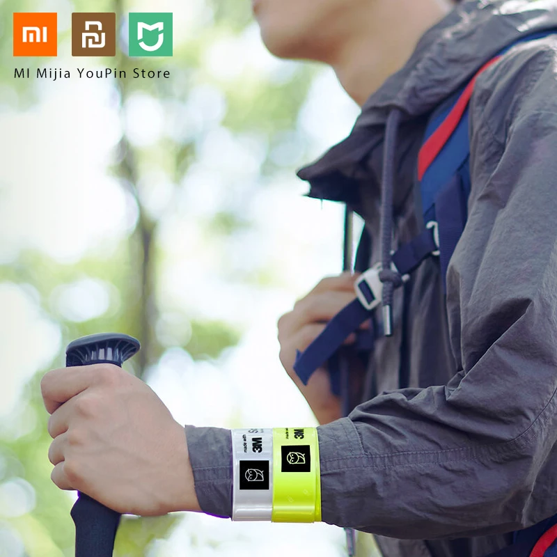 Светоотражающий браслет Xiaomi mijia miaomiaoce на запястье 38 см 1 секунда быстрый гибкий