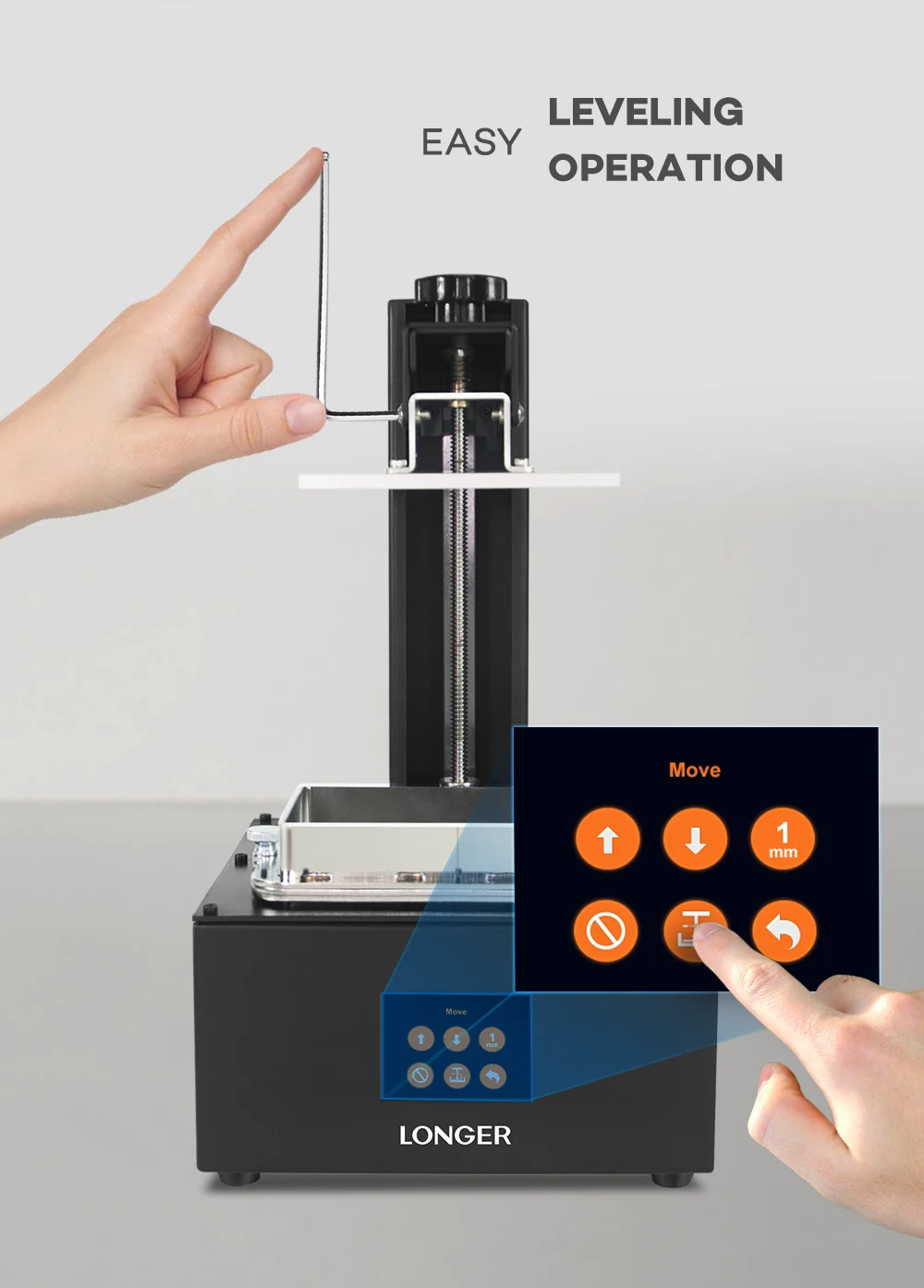 Longerrr Orange30 SLA 3D принтер 2K LCD 405nm матрица УФ свет полимерный DIY Ювелирные изделия