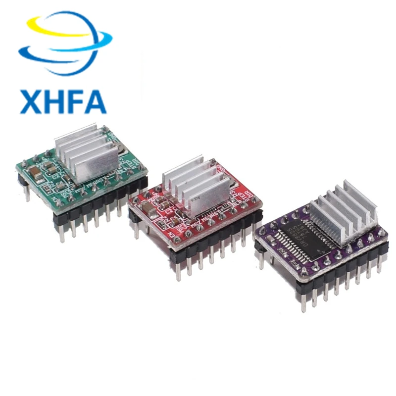50PCS 3D Printer Parts Reprap A4988 DRV8825 Stepper Motor Driver Module With HeatSink Stepstick Compatible StepStick - купить по