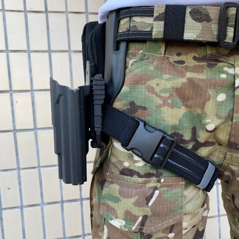

Tactical outdoor sports holster Nylon adjustable Elastic non-slip Holster leggings belt for Men Women Replaceable accessories