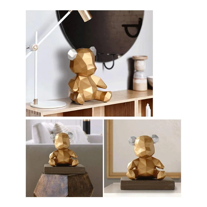 

Piggy Bank Bear Statue Money Box Gift Wedding Storage Child Money Coin