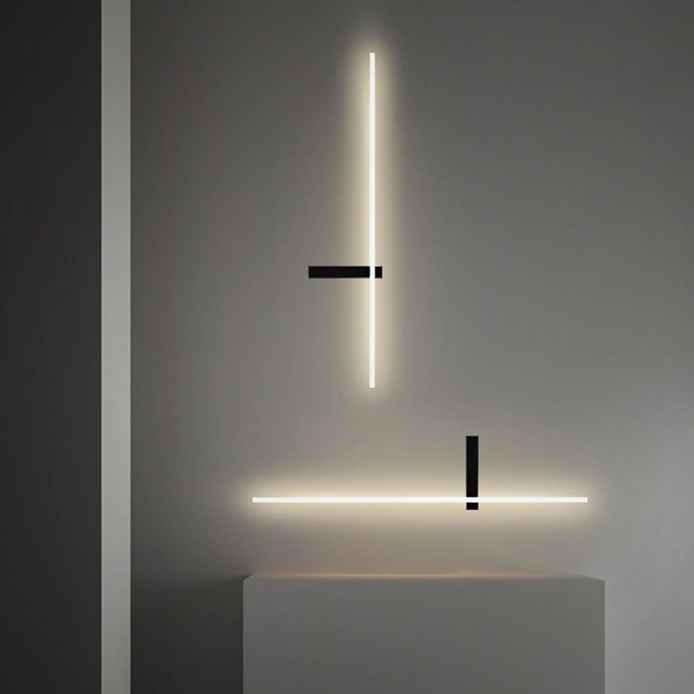 

Nordic Led Wall Lamp Minimalism Bedroom Decoration Home Wall Light Office Hotel Living Dining Room Indoor Decor Lighting