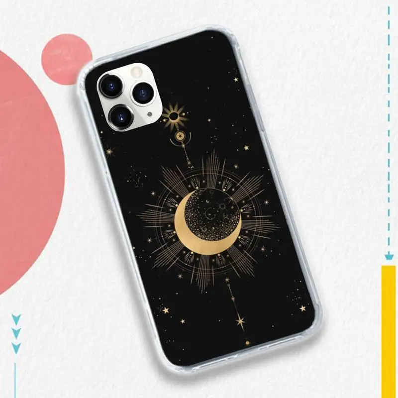 

Witches Moon Tarot Mystery Totem Phone Case for iPhone 11 12 pro XS MAX 8 7 6 6S Plus X 5S SE 2020 XR