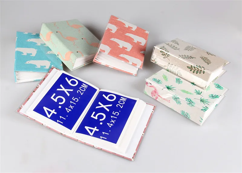 100 карманов 6/7 дюймов фотоальбом рамка для хранения фотографий детей подарок