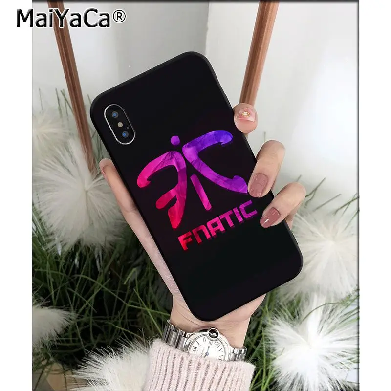 Мягкий высококачественный чехол для телефона MaiYaCa Fnatic FNC Esports Club из ТПУ iPhone 8 7 6 6S Plus