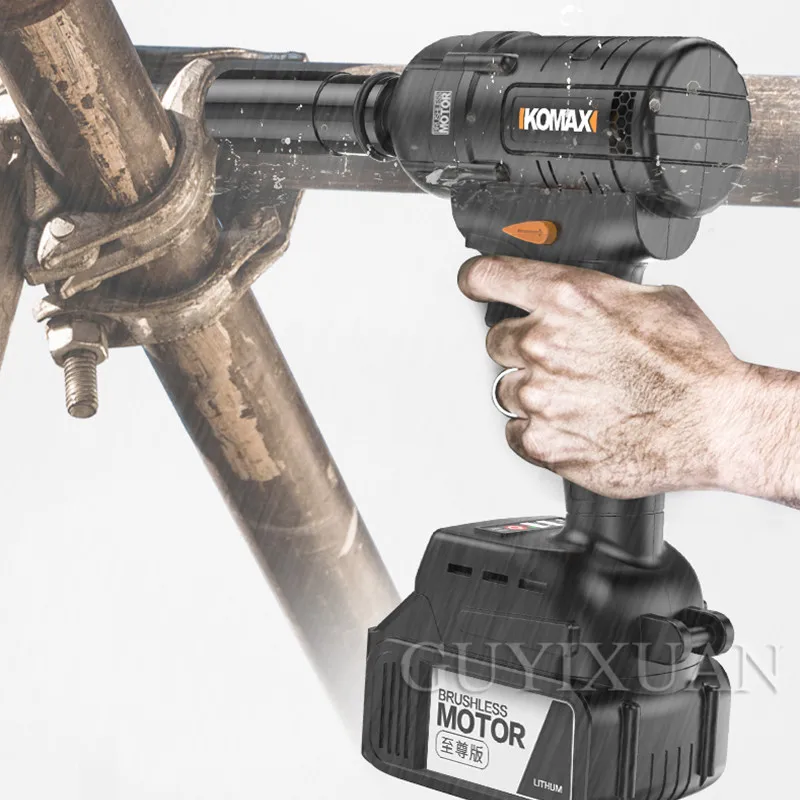 Ручной Бесщеточный ударный Электрический гаечный Ключ зарядный