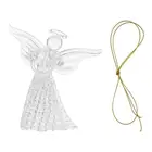 Подвесное украшение для свадебной вечеринки, прозрачный подвесной ангел, шикарный стеклянный Декор