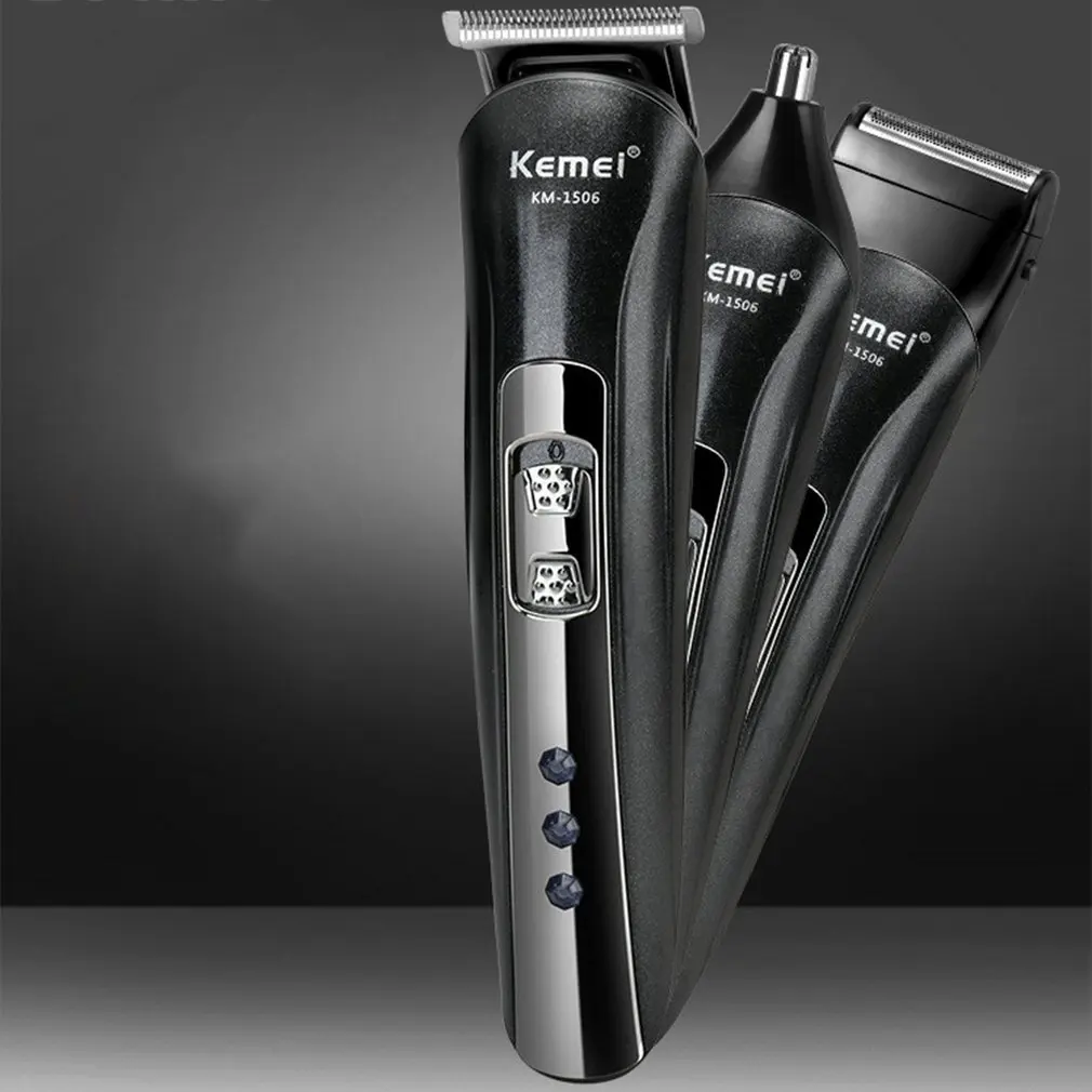 

Профессиональный триммер для волос, водонепроницаемый триммер для бороды и бороды, Мужская машинка для стрижки волос на лице