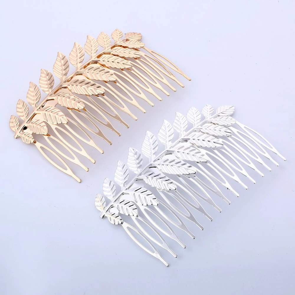 

Fashion Baroque Metal Hair Clip Comb Bridal Headwear Women Simple Hairpin Hair Styling Tool Wedding