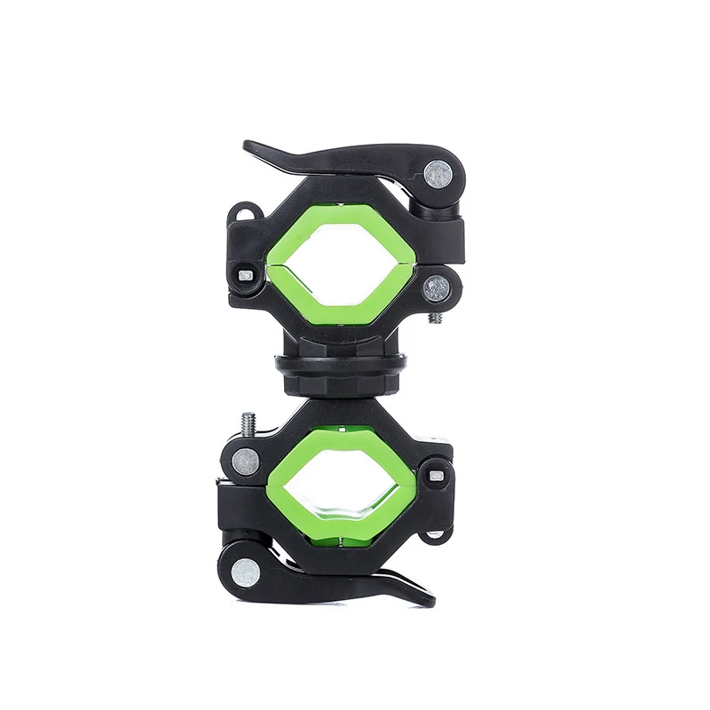 360 degree rotation cycling clip clamp rotation bike flashlight torch mount led head front light holder clip bicycle accessories free global shipping