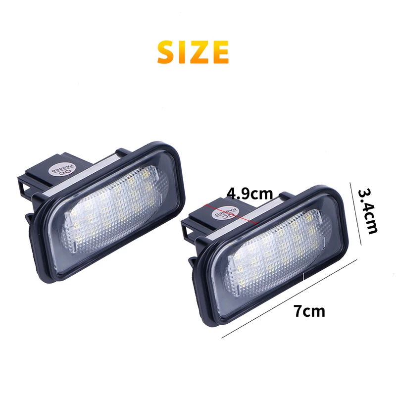 Безотказный светодиодный фонарь для номерного знака аксессуары лампы